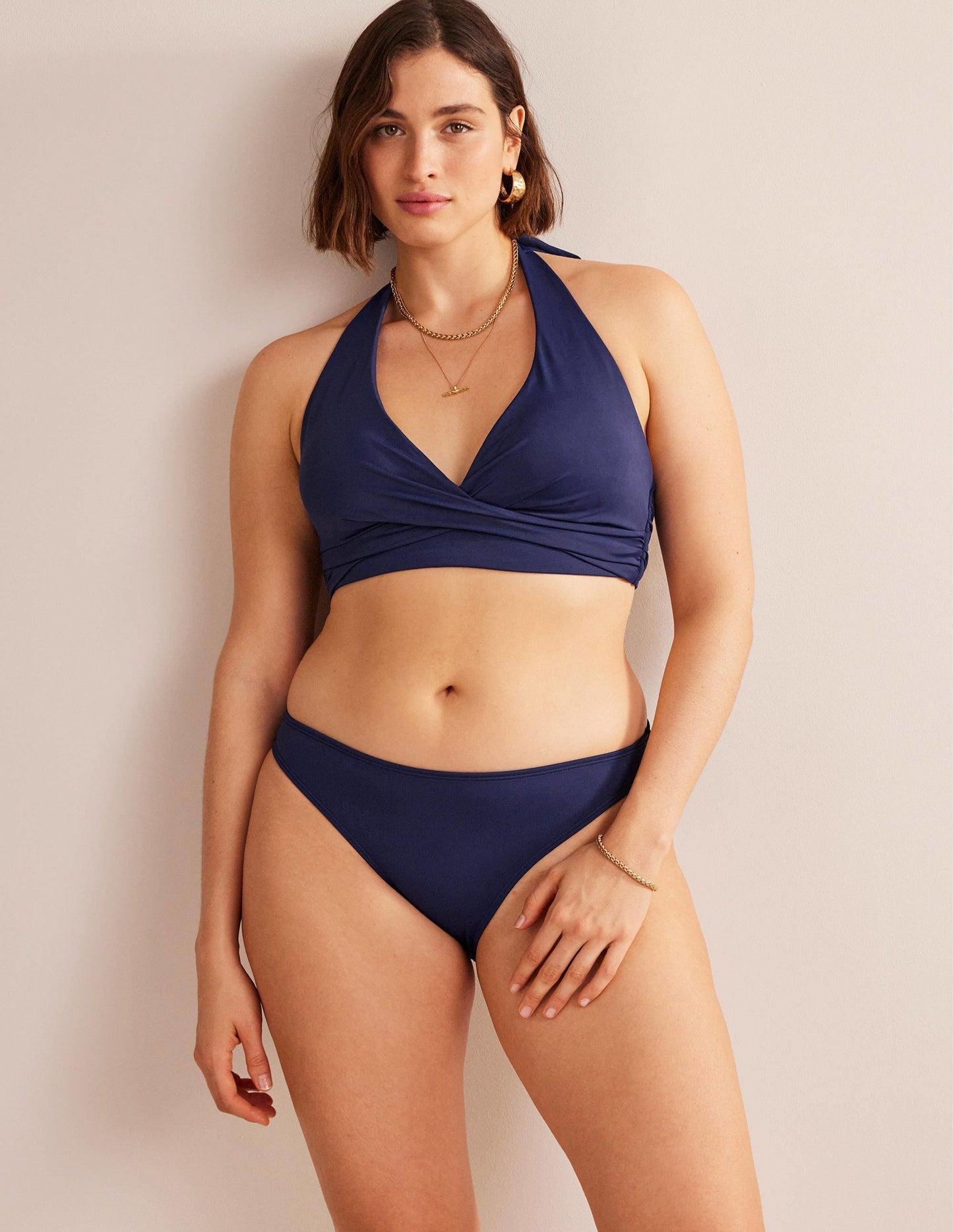 Boden Classic Bikini Bottoms - Navy