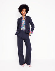 Boden Marylebone Ponte Blazer - Navy