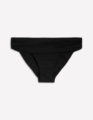 Boden Classic Fold Bikini Bottoms - Black