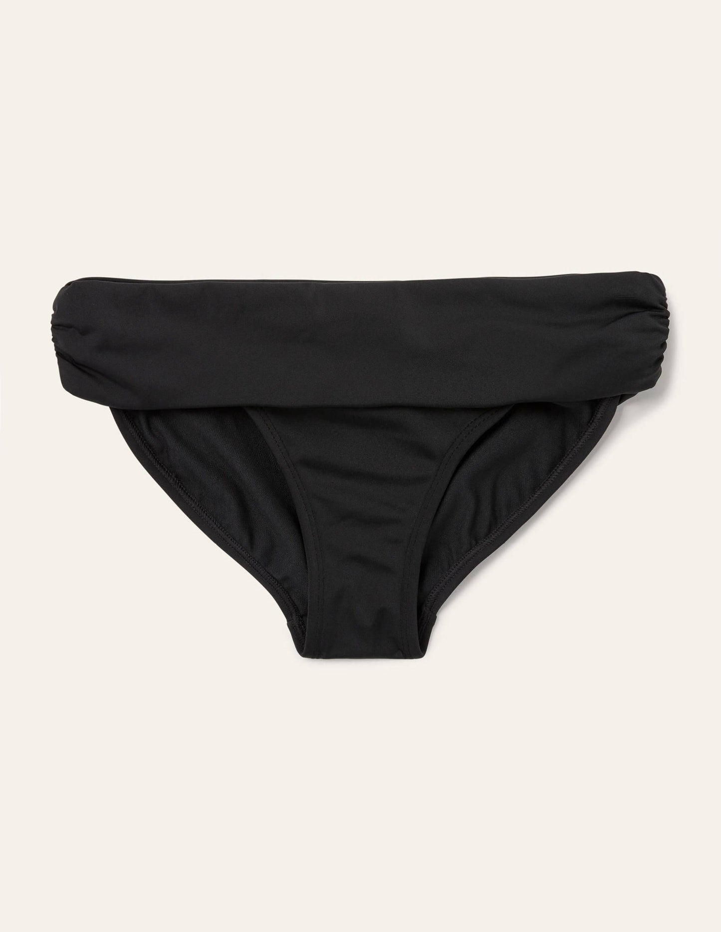 Boden Classic Fold Bikini Bottoms - Black
