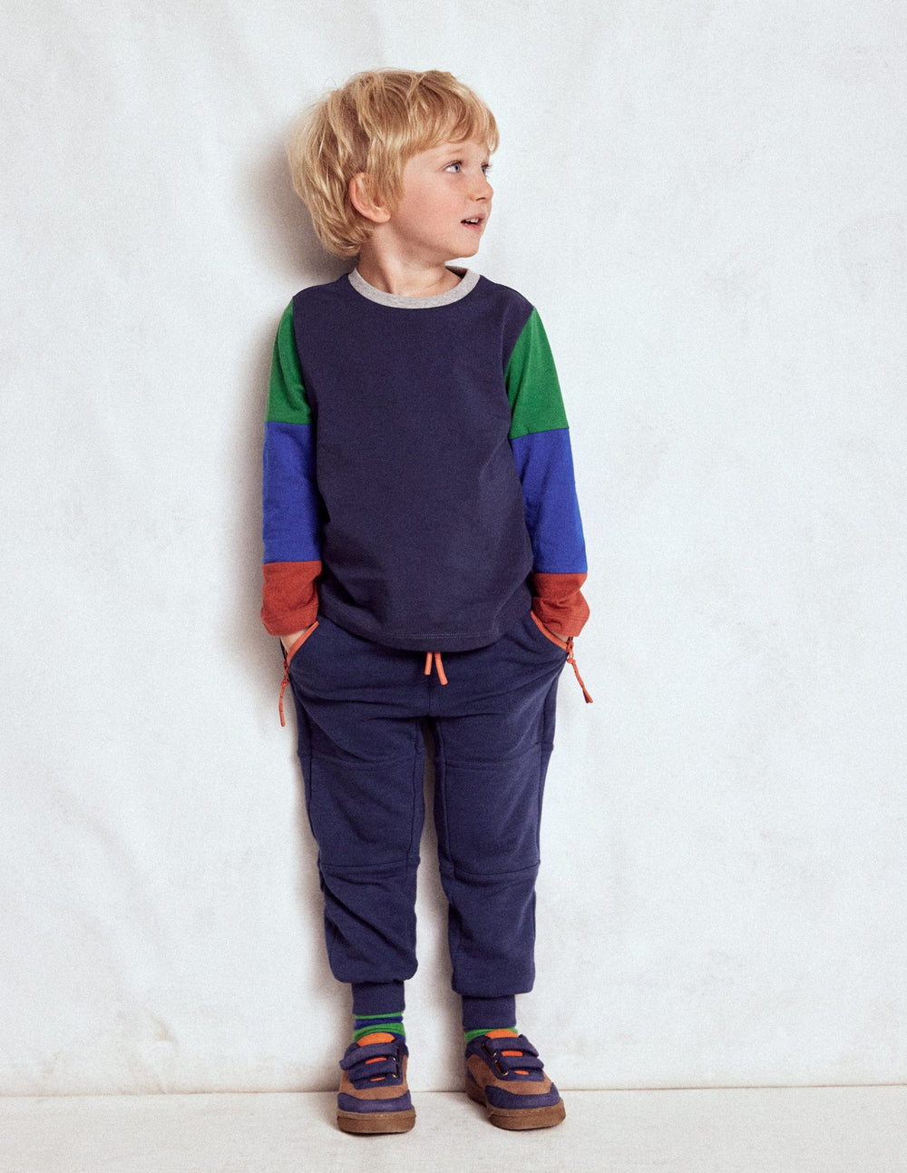 Boden Warrior Knee Joggers - College Navy