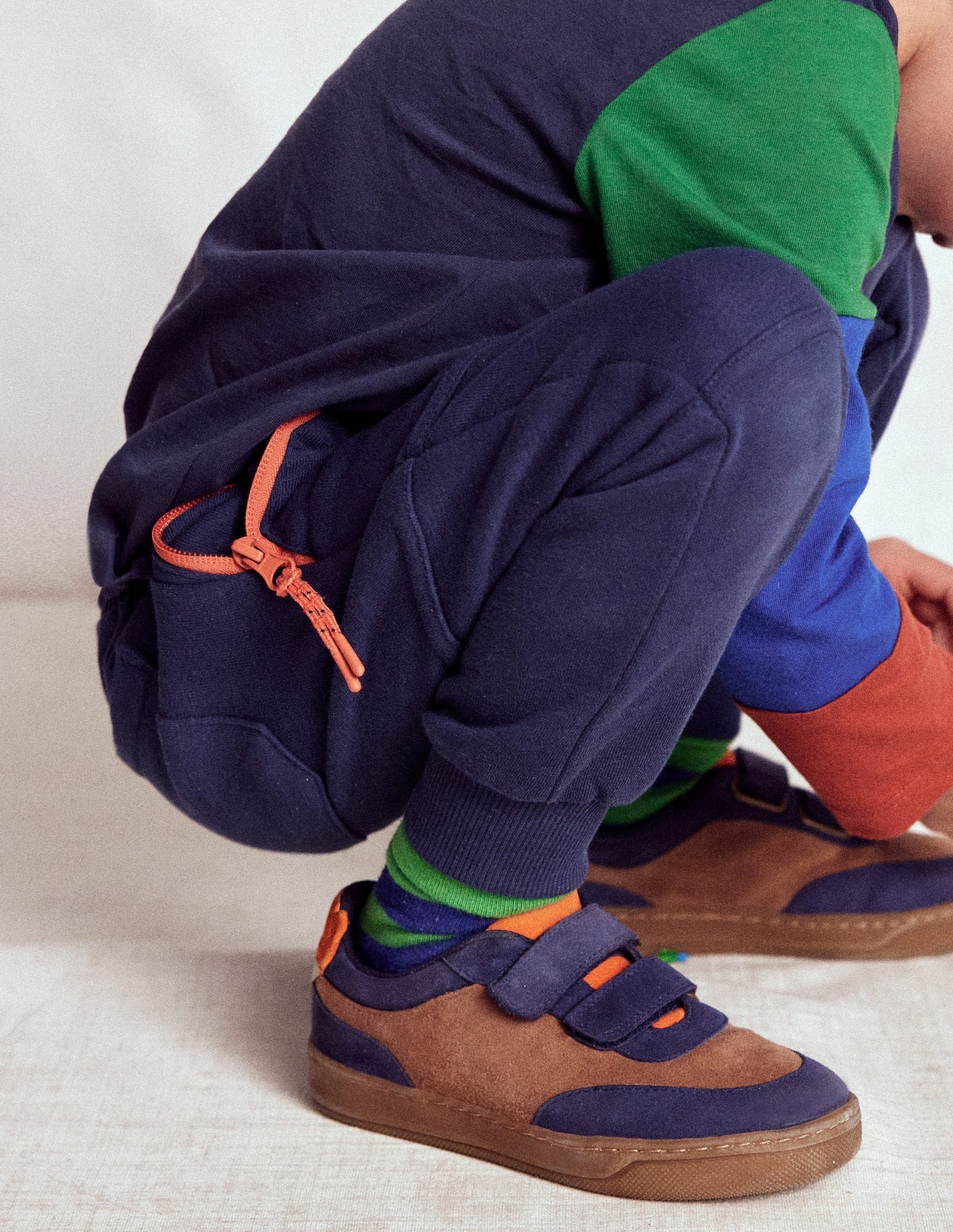 Boden Warrior Knee Joggers - College Navy
