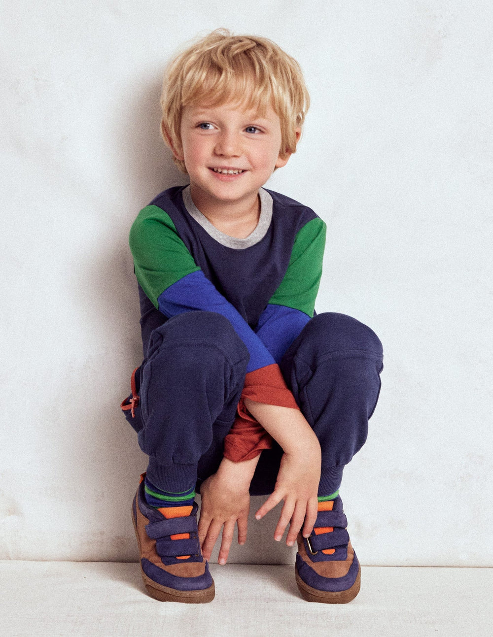 Boden Warrior Knee Joggers - College Navy