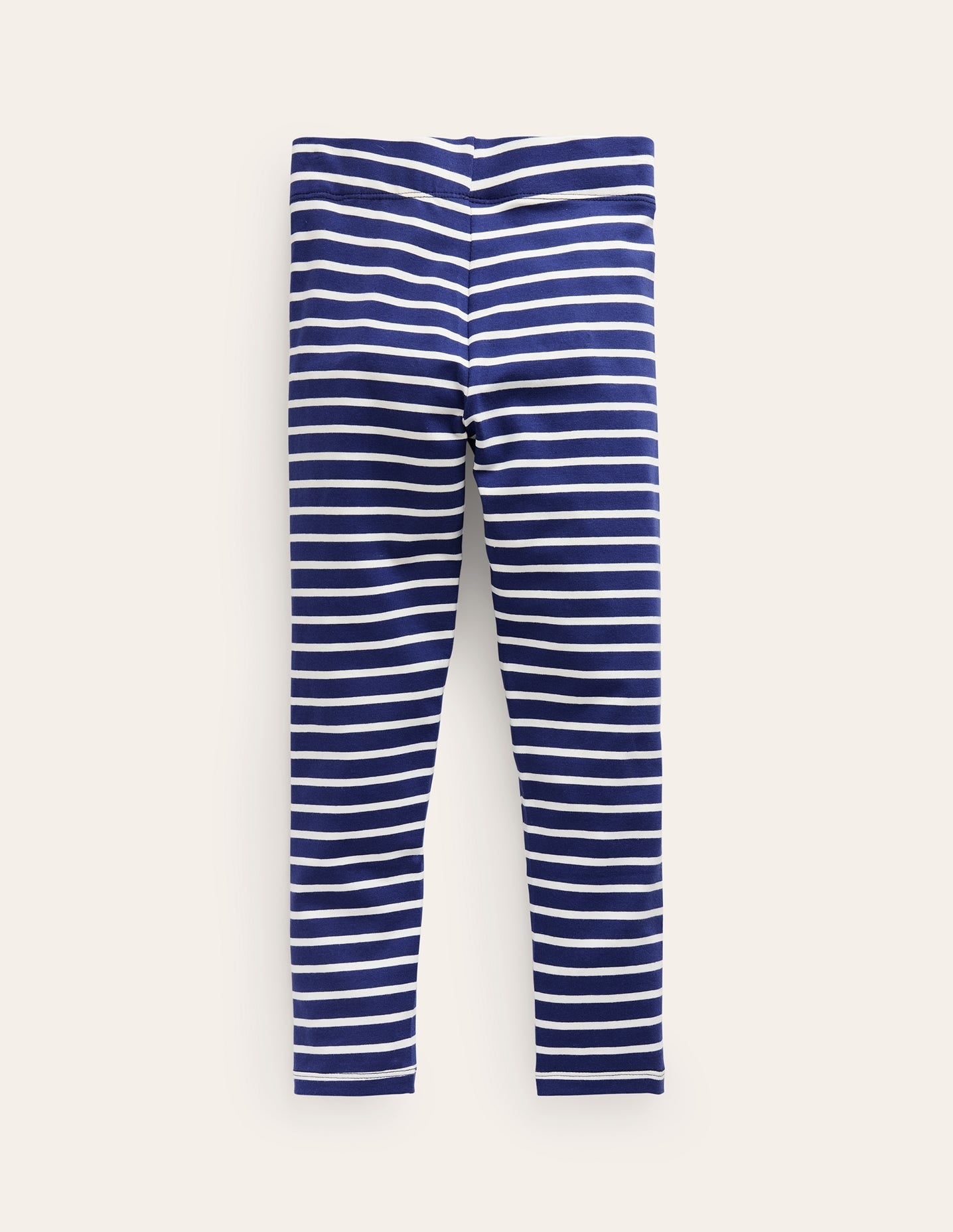 Boden Everyday Fun Leggings - Starboard Blue / Ivory