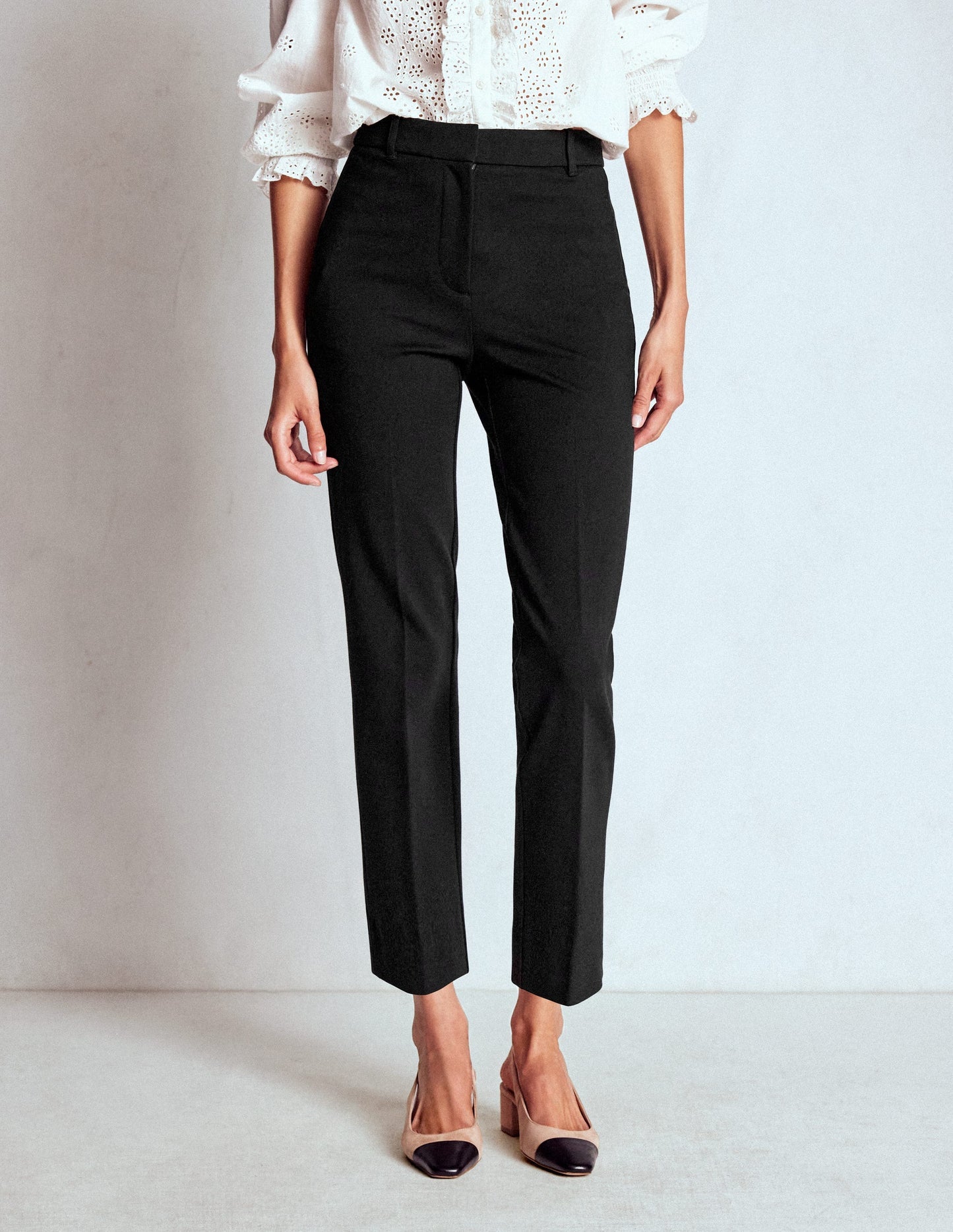 Boden Highgate Ponte Pants - Black
