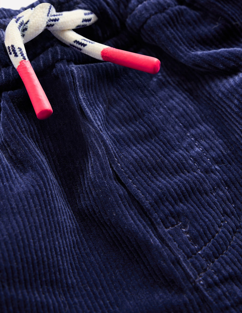 Boden Slim Pull On Trousers - College Navy Cord