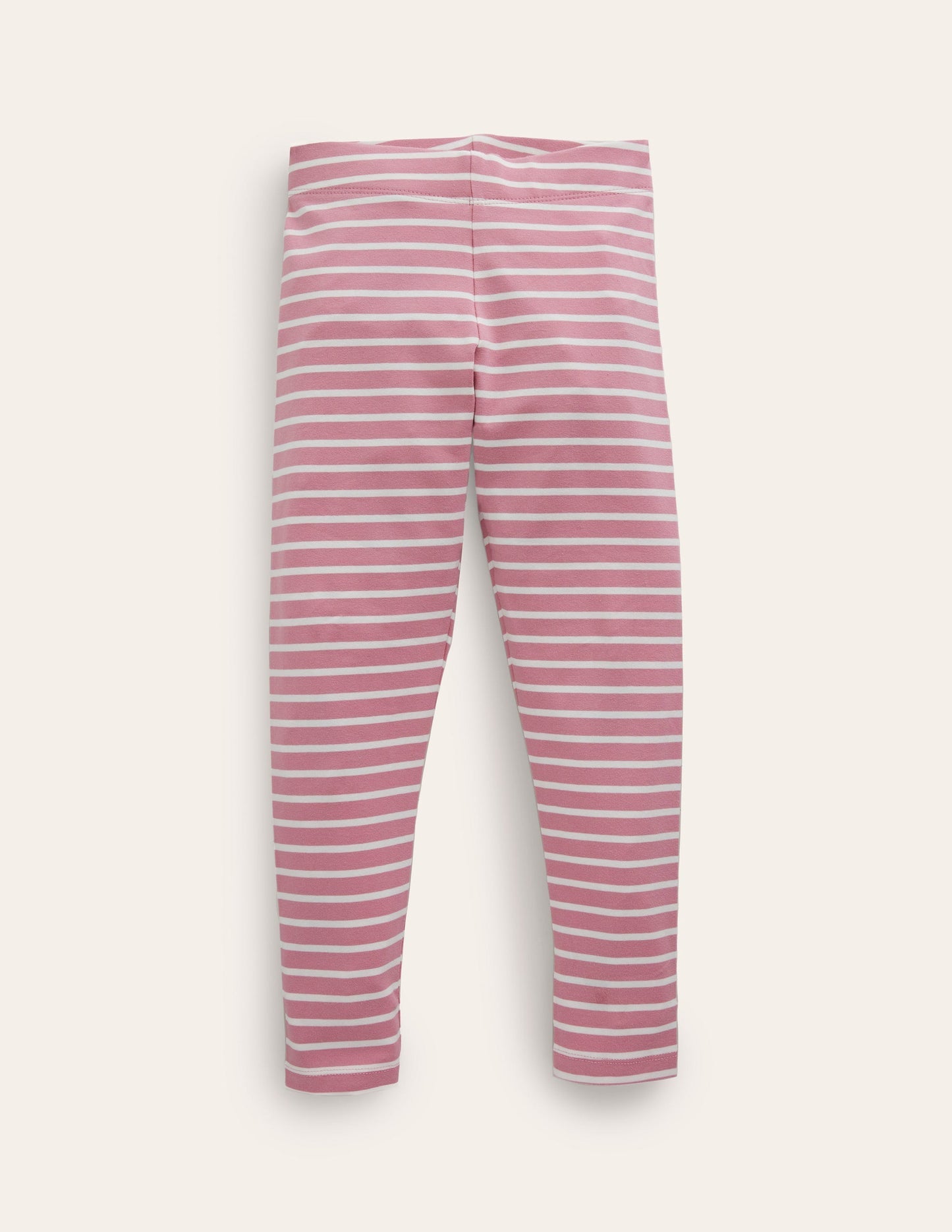 Boden Everyday Fun Leggings - Formica Pink/Ivory Stripe