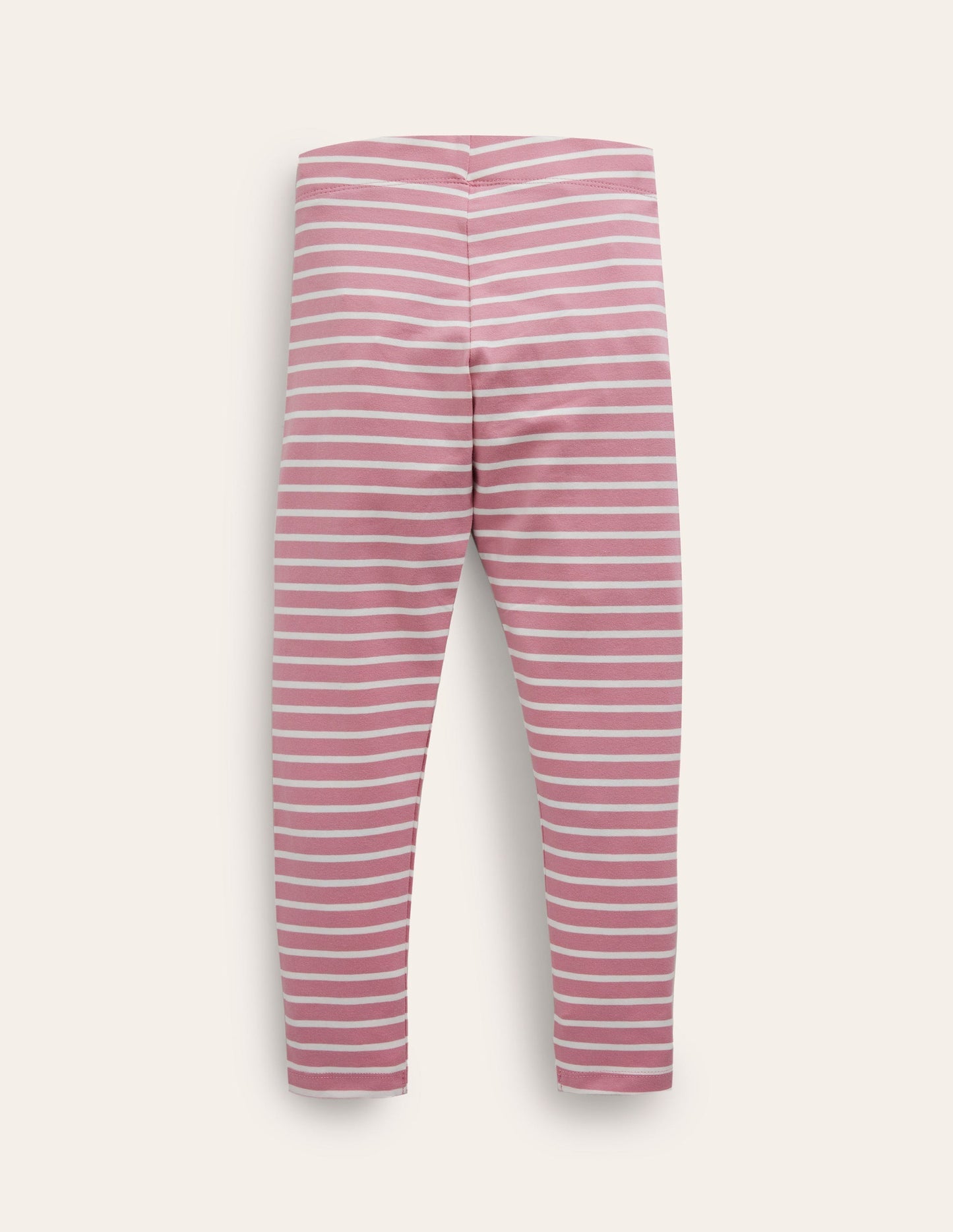 Boden Everyday Fun Leggings - Formica Pink/Ivory Stripe