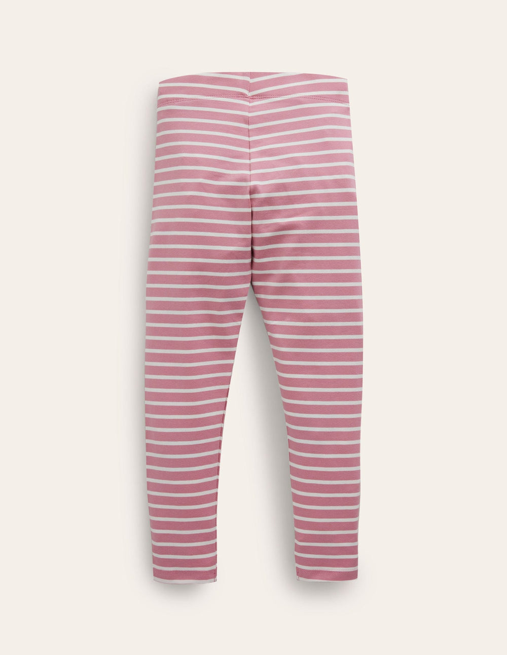 Boden Everyday Fun Leggings - Formica Pink/Ivory Stripe