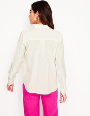 Boden Sienna Silk Shirt - Ivory