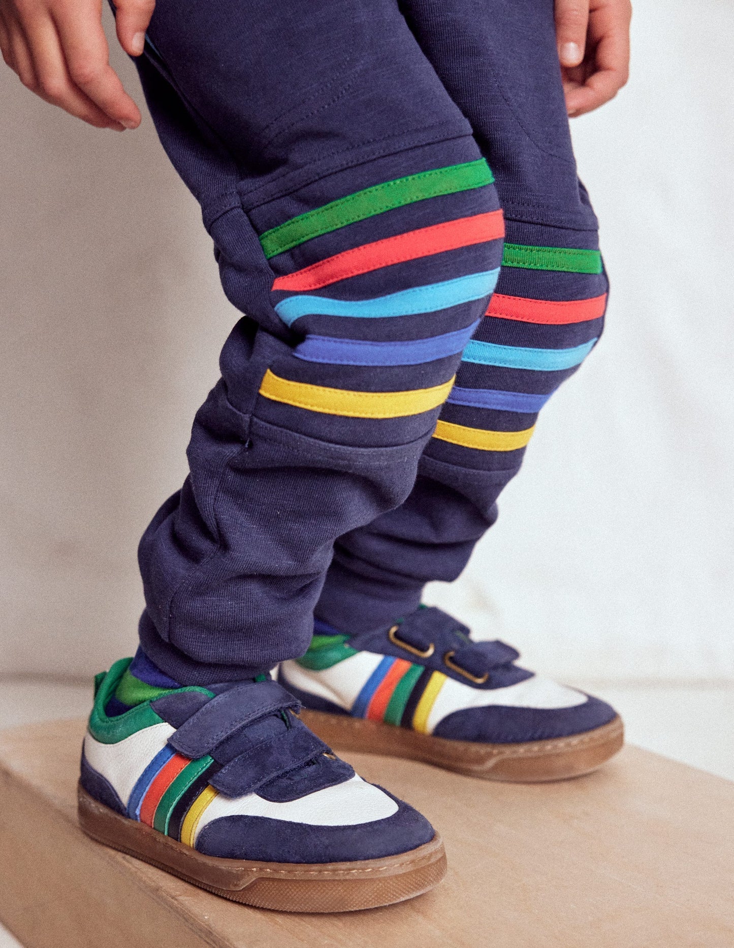 Boden Warrior Knee Joggers - Starboard Blue