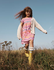 Boden Heritage Cable Cardigan - Ecru