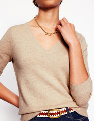 Boden Eva Cashmere V - Neck Sweater - Eva Cashmere V - Neck Jumper