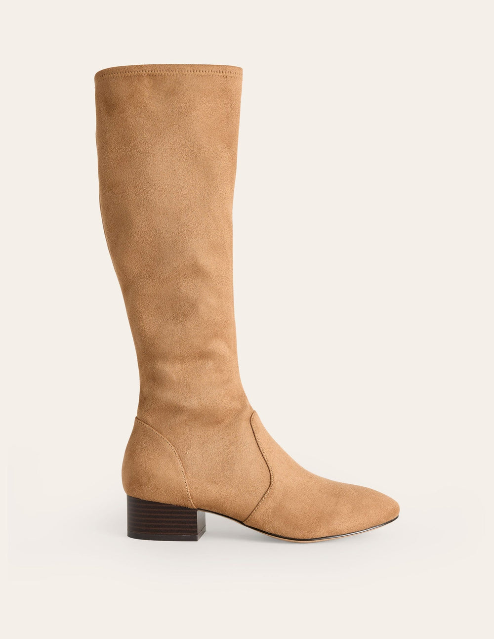Boden Flat Stretch Knee Boots - Acorn