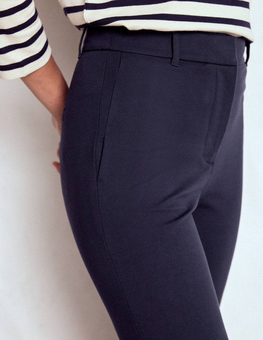 Boden Highgate Ponte Pants - Navy