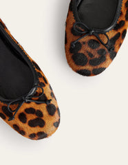 Boden Kitty Flexi Sole Ballet Flats - Leopard
