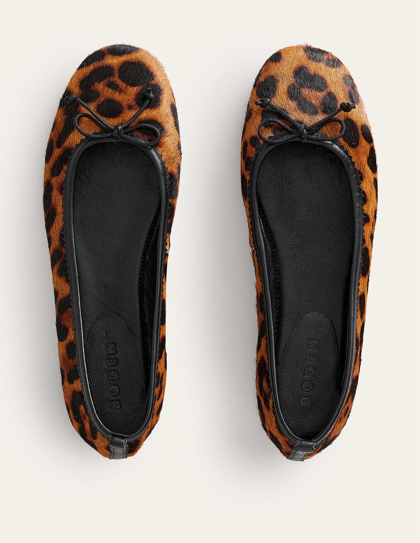 Boden Kitty Flexi Sole Ballet Flats - Leopard