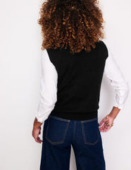 Boden Eva Cashmere Vest - Black