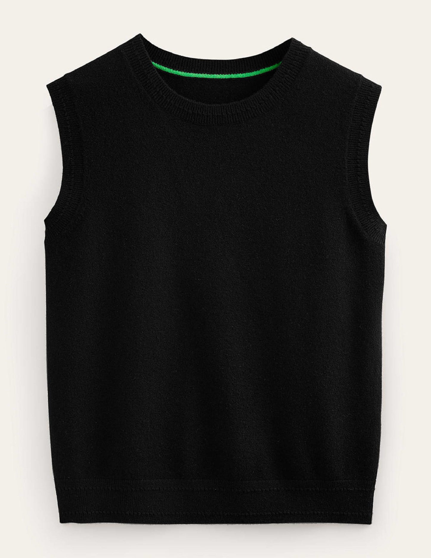 Boden Eva Cashmere Vest - Black