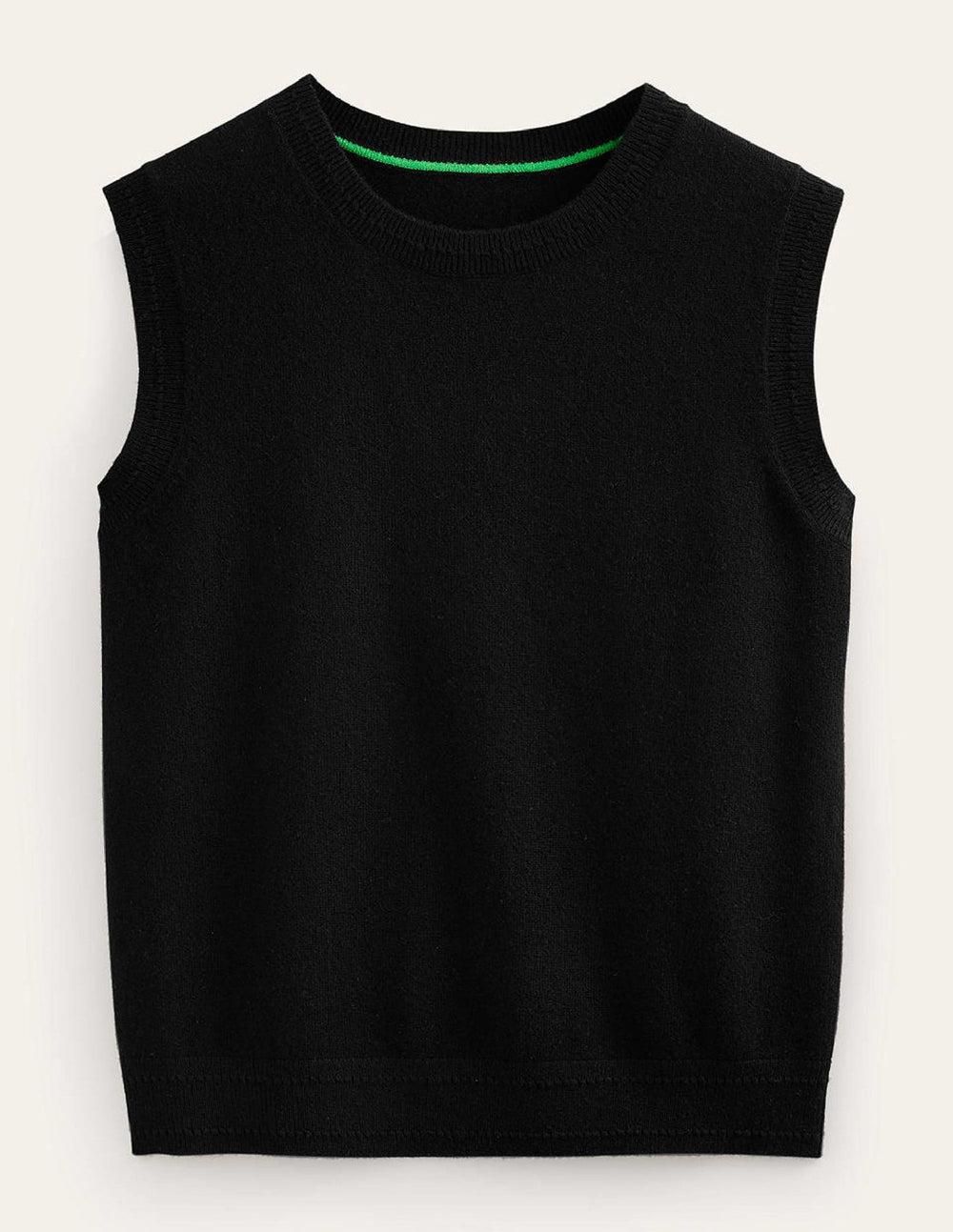 Boden Eva Cashmere Vest - Black
