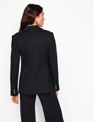 Boden Marylebone Ponte Blazer - Black