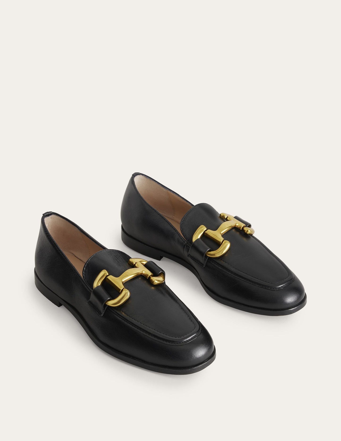 Boden Iris Snaffle Loafers - Black