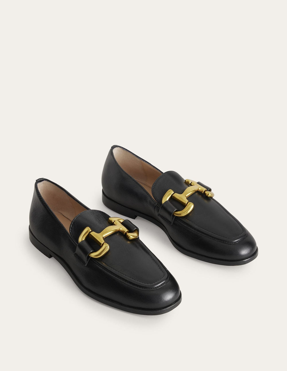 Boden Iris Snaffle Loafers - Black