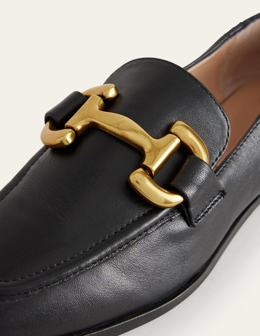 Boden Iris Snaffle Loafers - Black