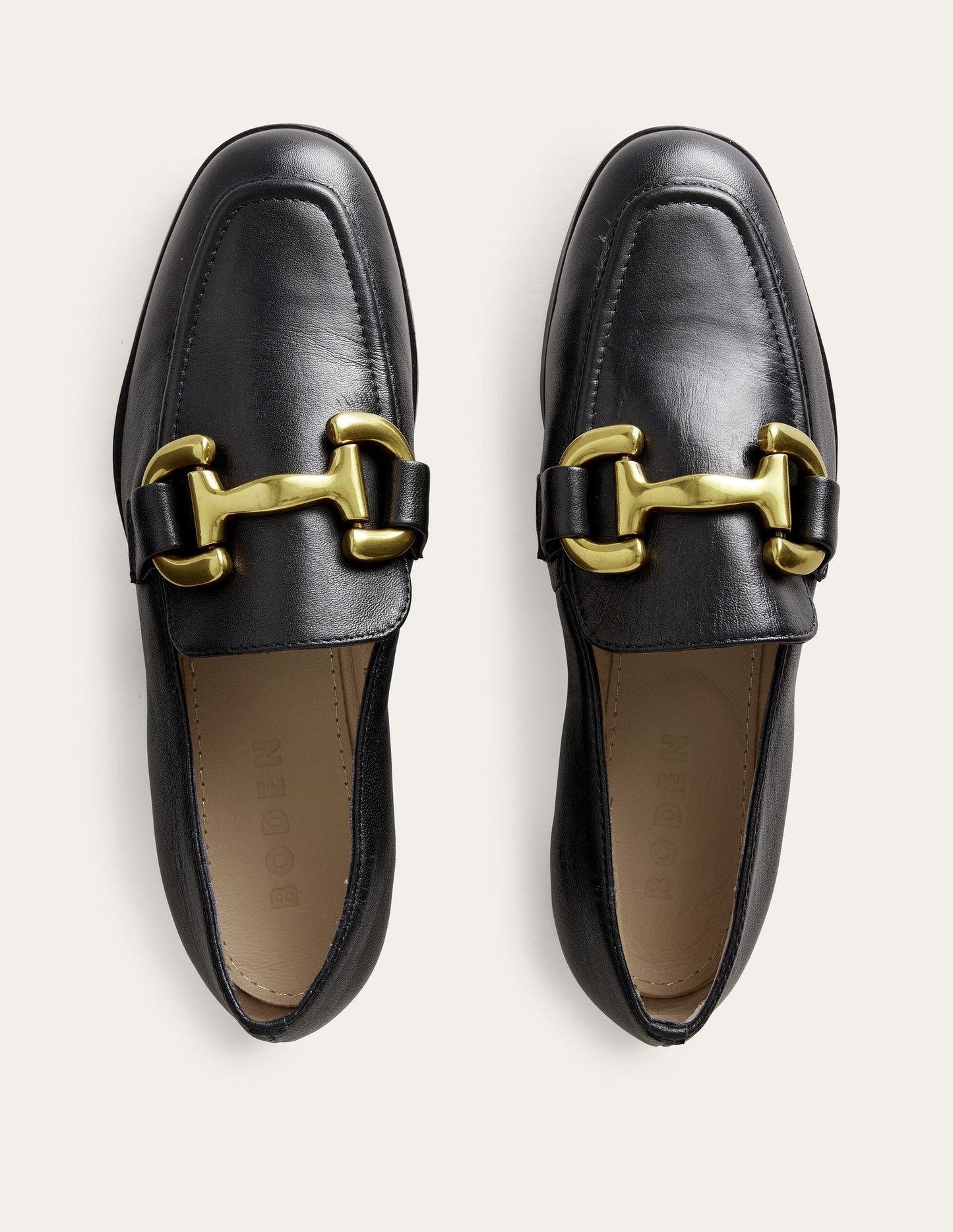 Boden Iris Snaffle Loafers - Black