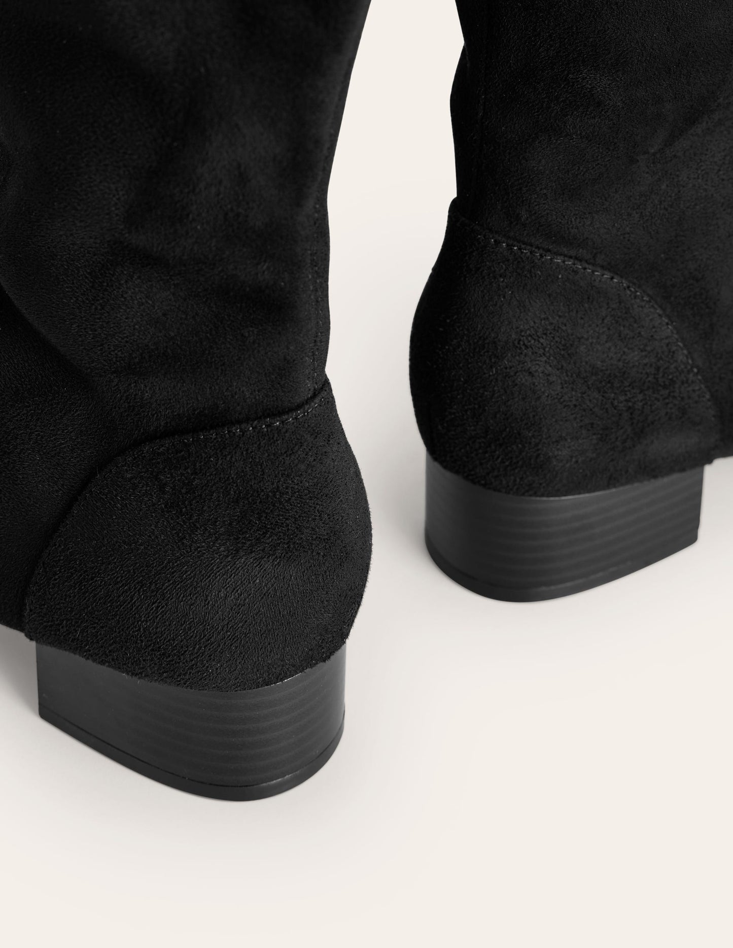 Boden Flat Stretch Knee Boots - Black