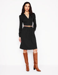 Boden Naomi Relaxed Jersey Dress - Black