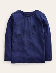 Boden Everyday Long Sleeve T-shirt - College Navy