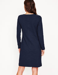 Boden Cornelia Ottoman Dress - Navy