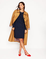 Boden Cornelia Ottoman Dress - Navy