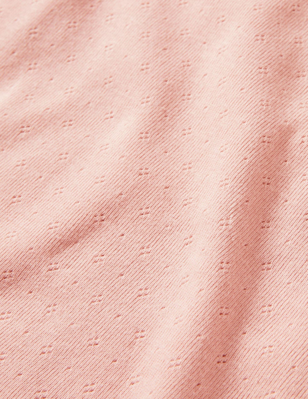 Boden Short Sleeve Pointelle Top - Provence Dusty Pink