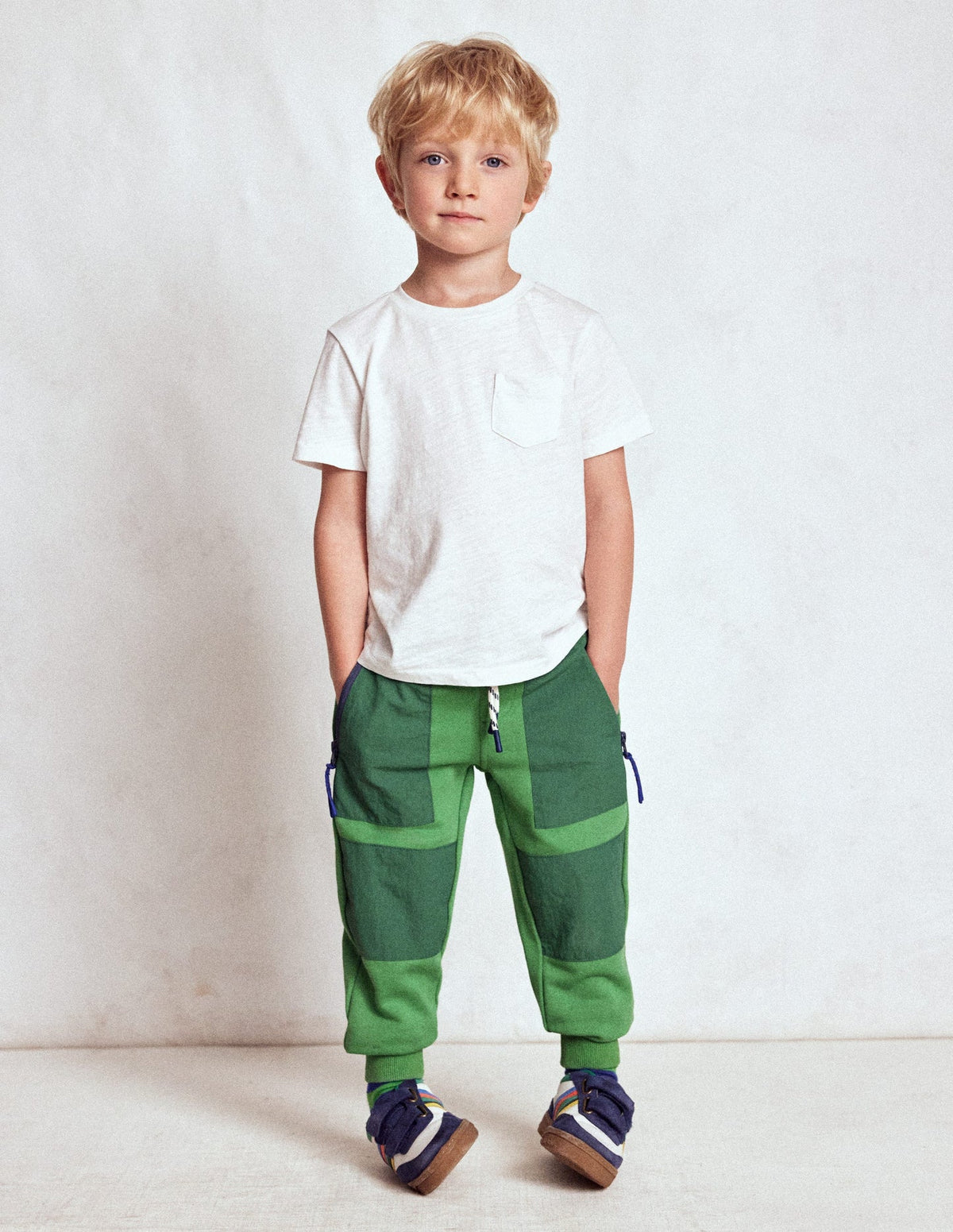 Boden Warrior Knee Joggers - Newt Green