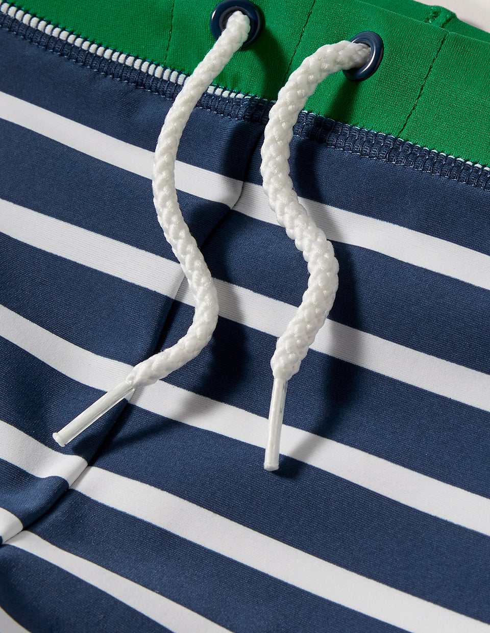Boden Swim Trunks - Navy Blue/White
