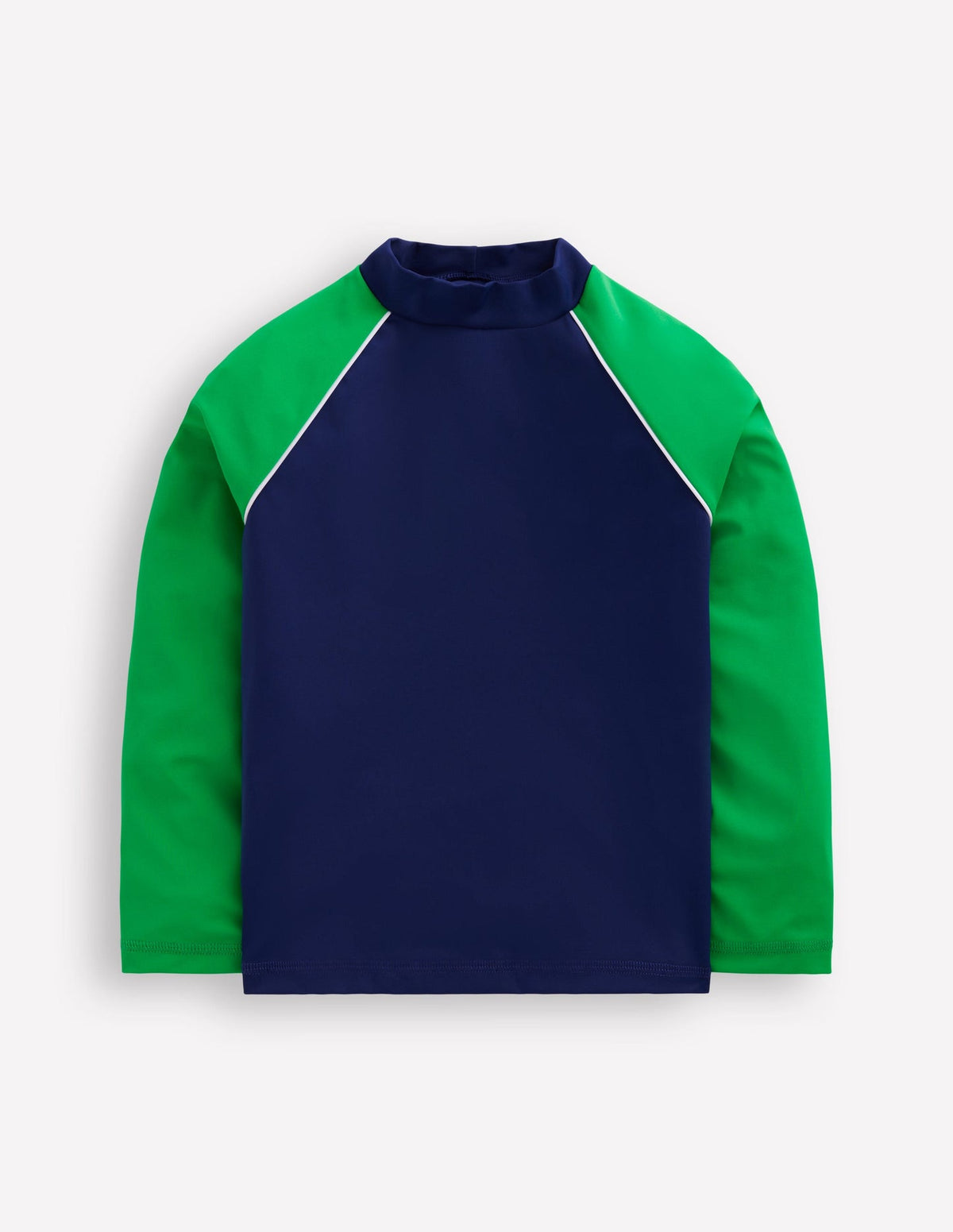Boden Colour Block Rash Vest - Sapphire Blue