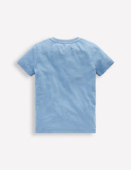 Boden Everyday Short Sleeve T-shirt - Glacier Blue