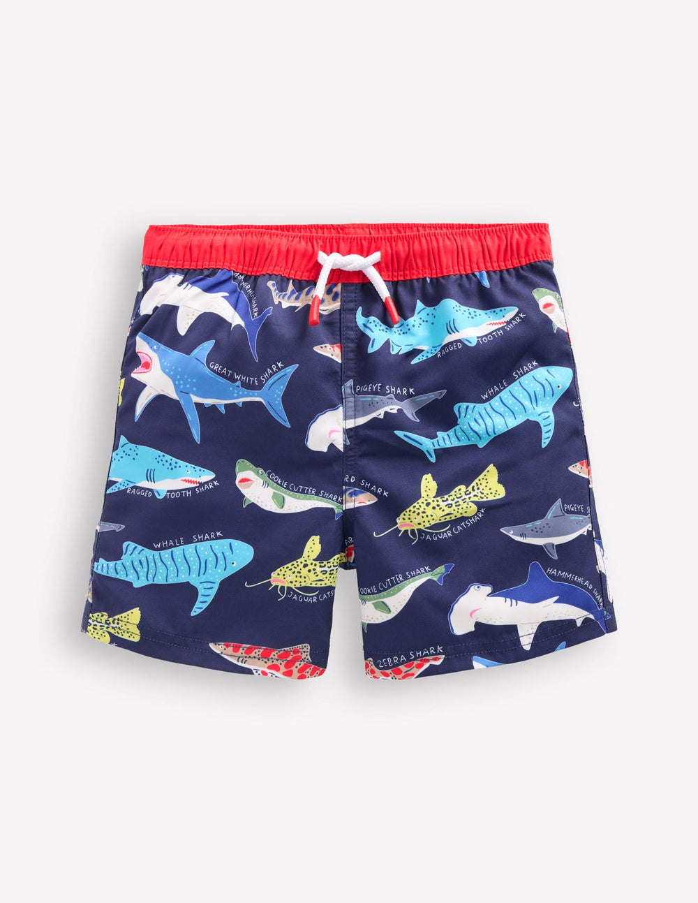 Boden Swim Shorts - College Navy Sharks