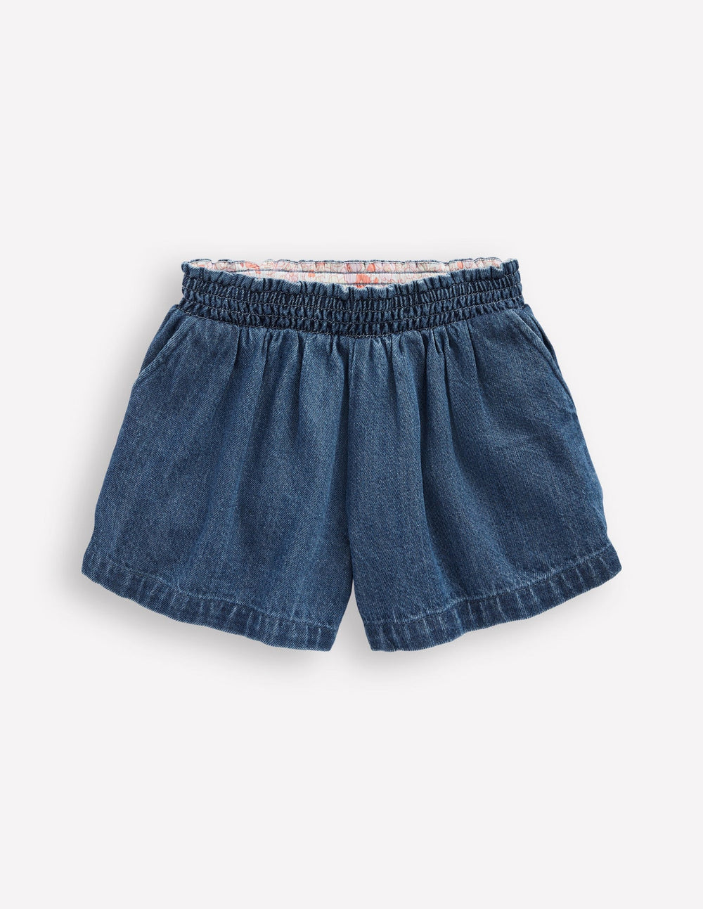 Boden Pull - On Shorts - Mid Vintage Blue