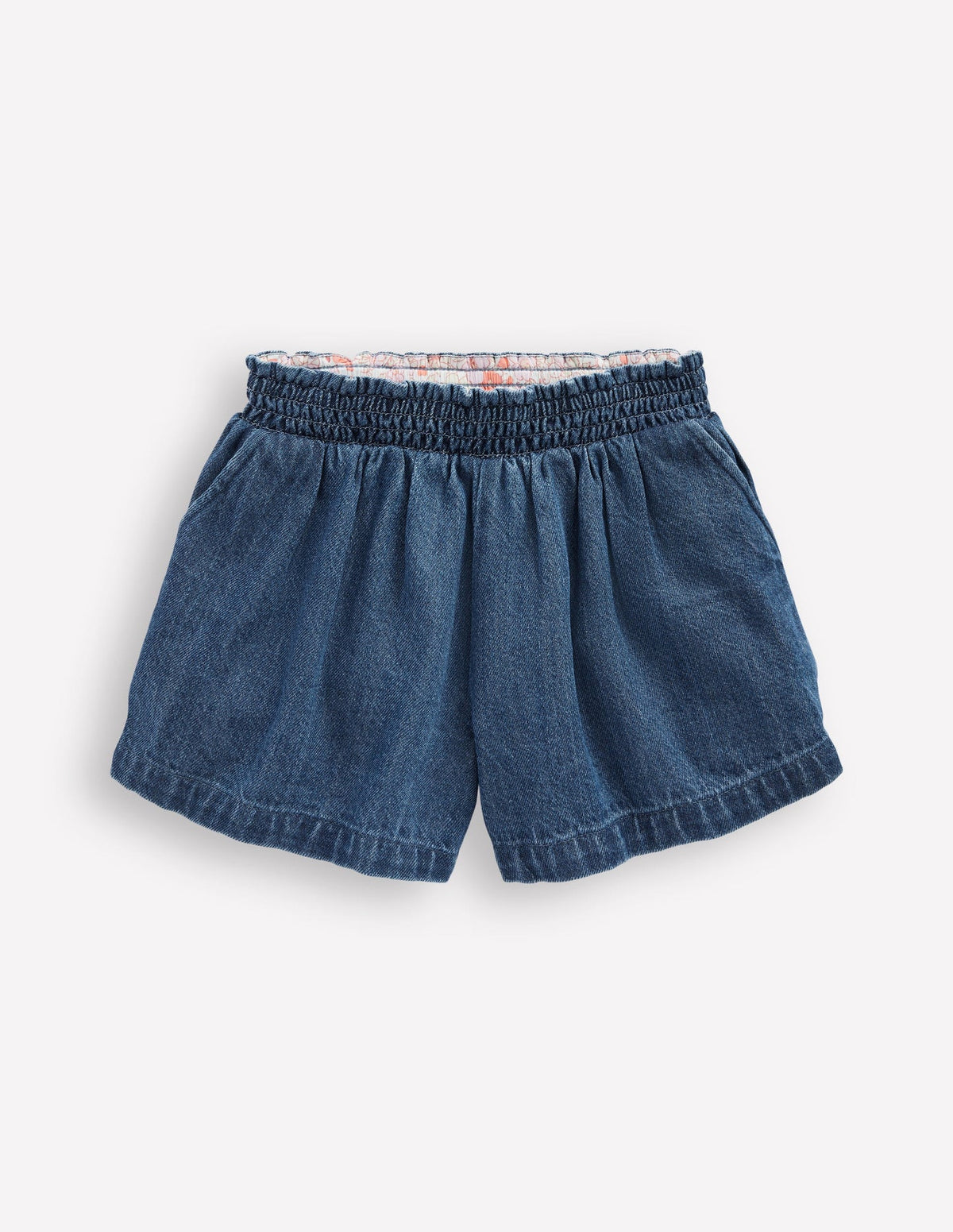 Boden Pull - On Shorts - Mid Vintage Blue