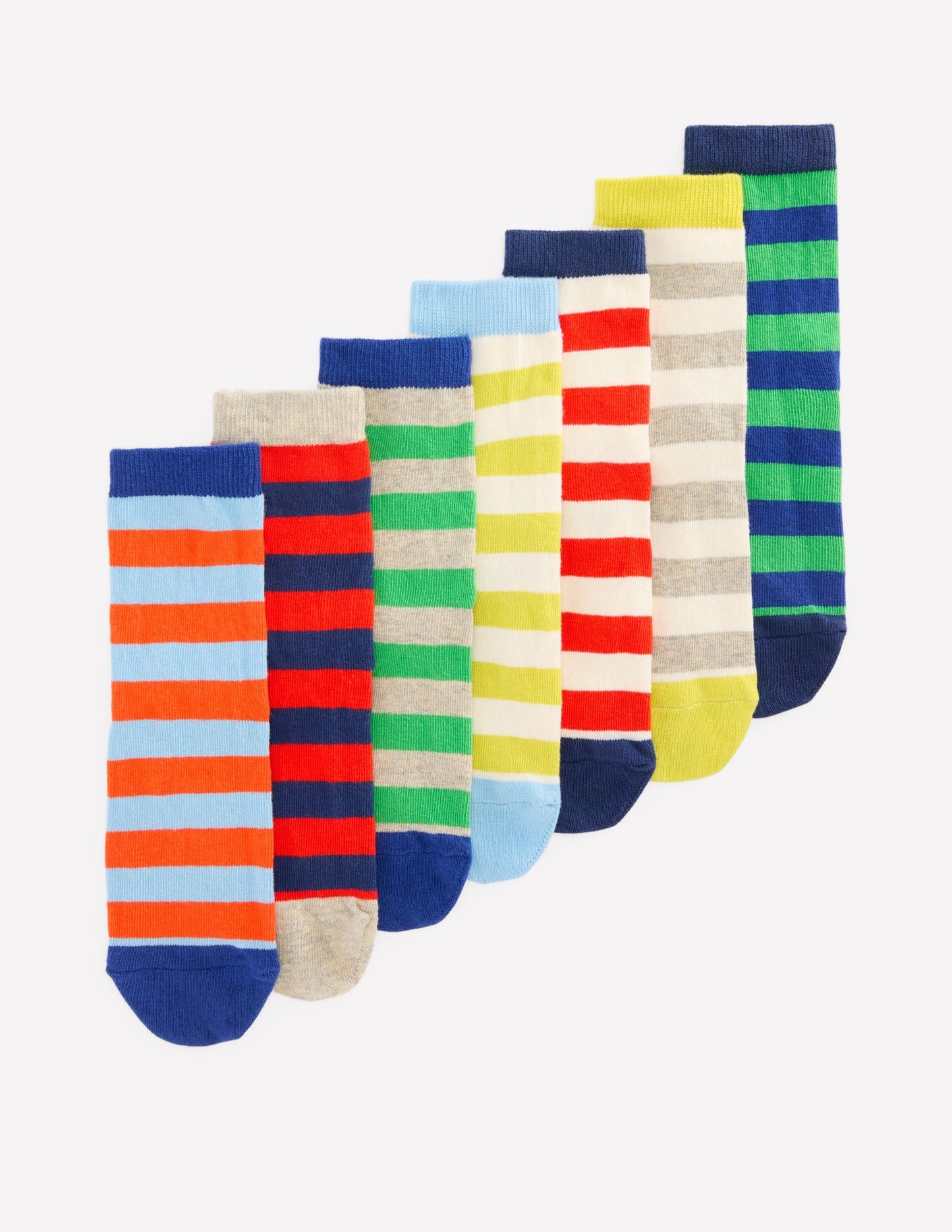 Boden Socks 7 Pack - Stripes