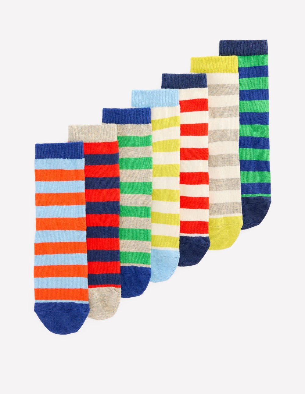 Boden Socks 7 Pack - Stripes
