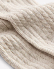 Boden Baby Ribbed Tights - Oatmeal