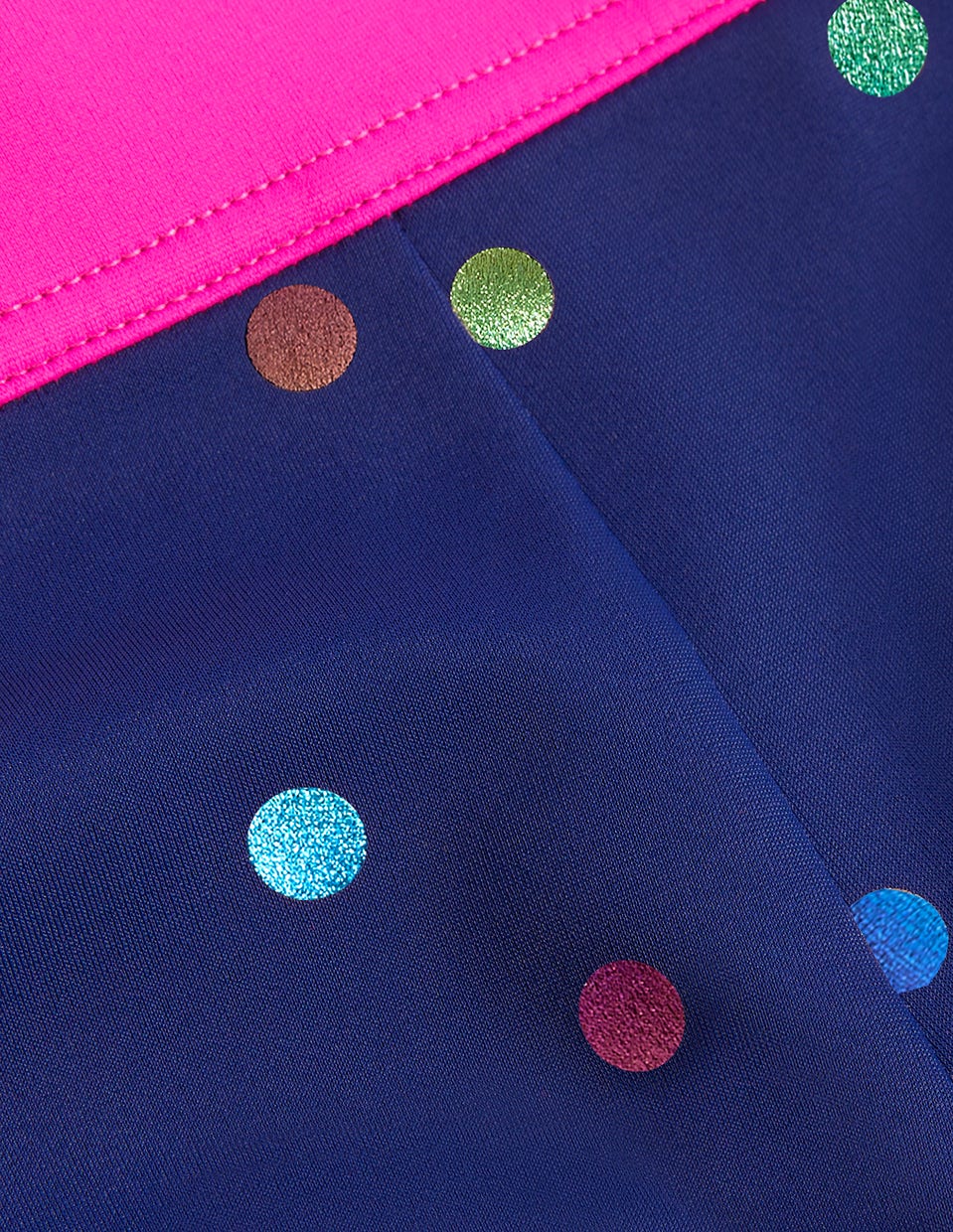 Boden Patterned Swim Shorts - Navy Rainbow Confetti Spot