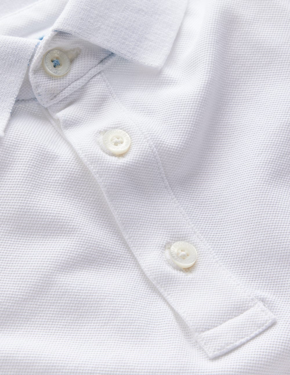 Boden Piqué Polo Shirt - White