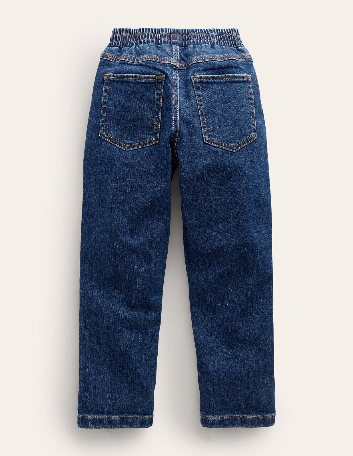 Boden Pull - On Jeans - Mid Wash