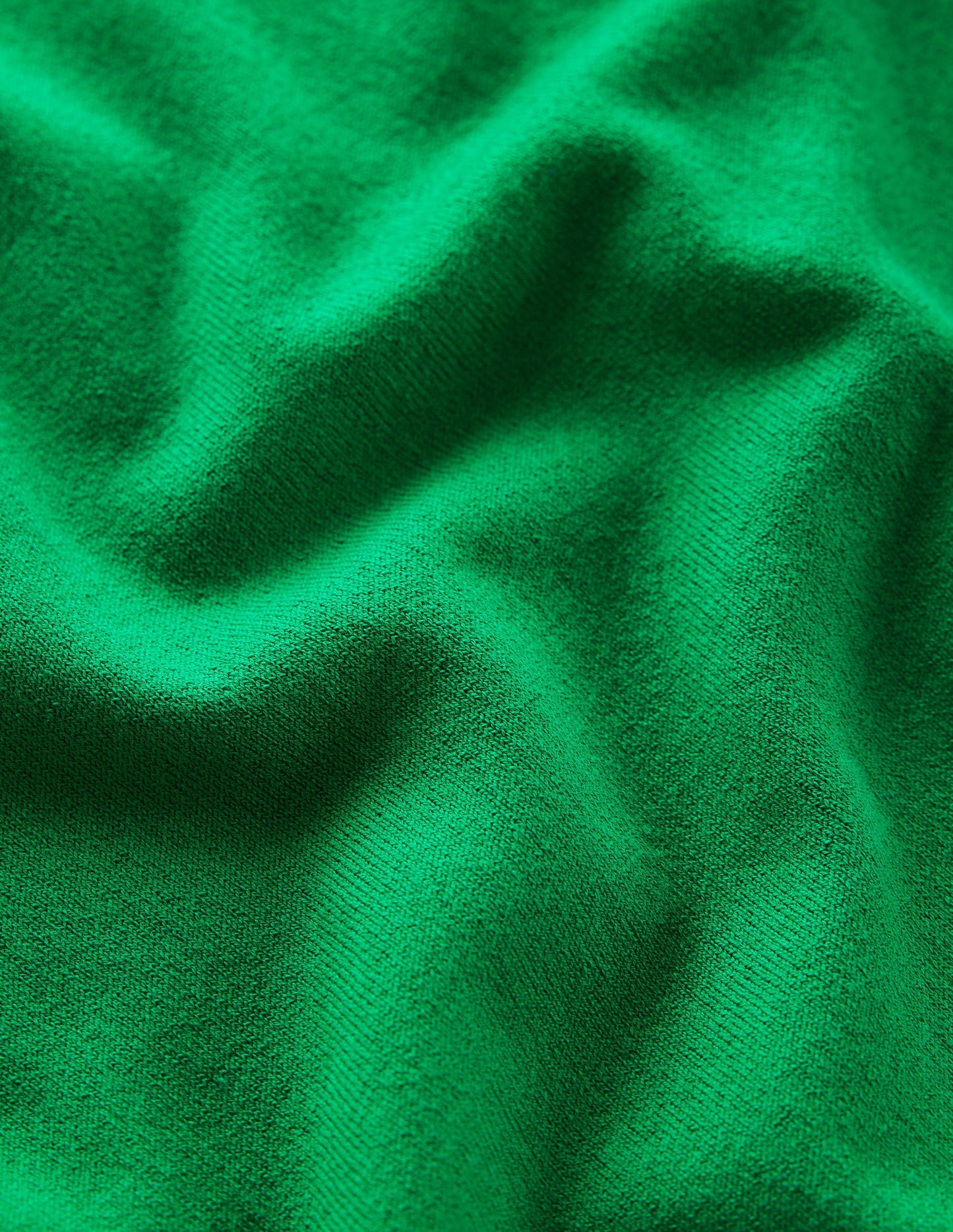 Boden Emilia Cotton Crew Sweater - Rich Emerald