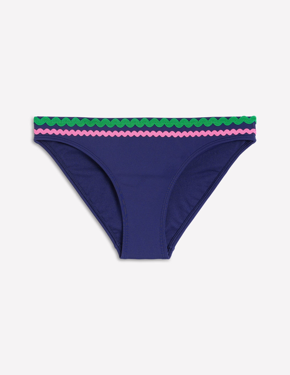 Boden Porto Bikini Bottoms - Navy Rik Rak
